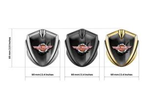 Car Badges Luxury Finish Alloy Metal Design